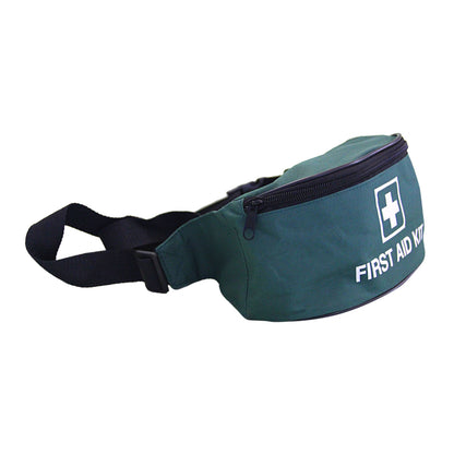 Empty First Aid Bumbag - Green (1) - First Aid Distributions