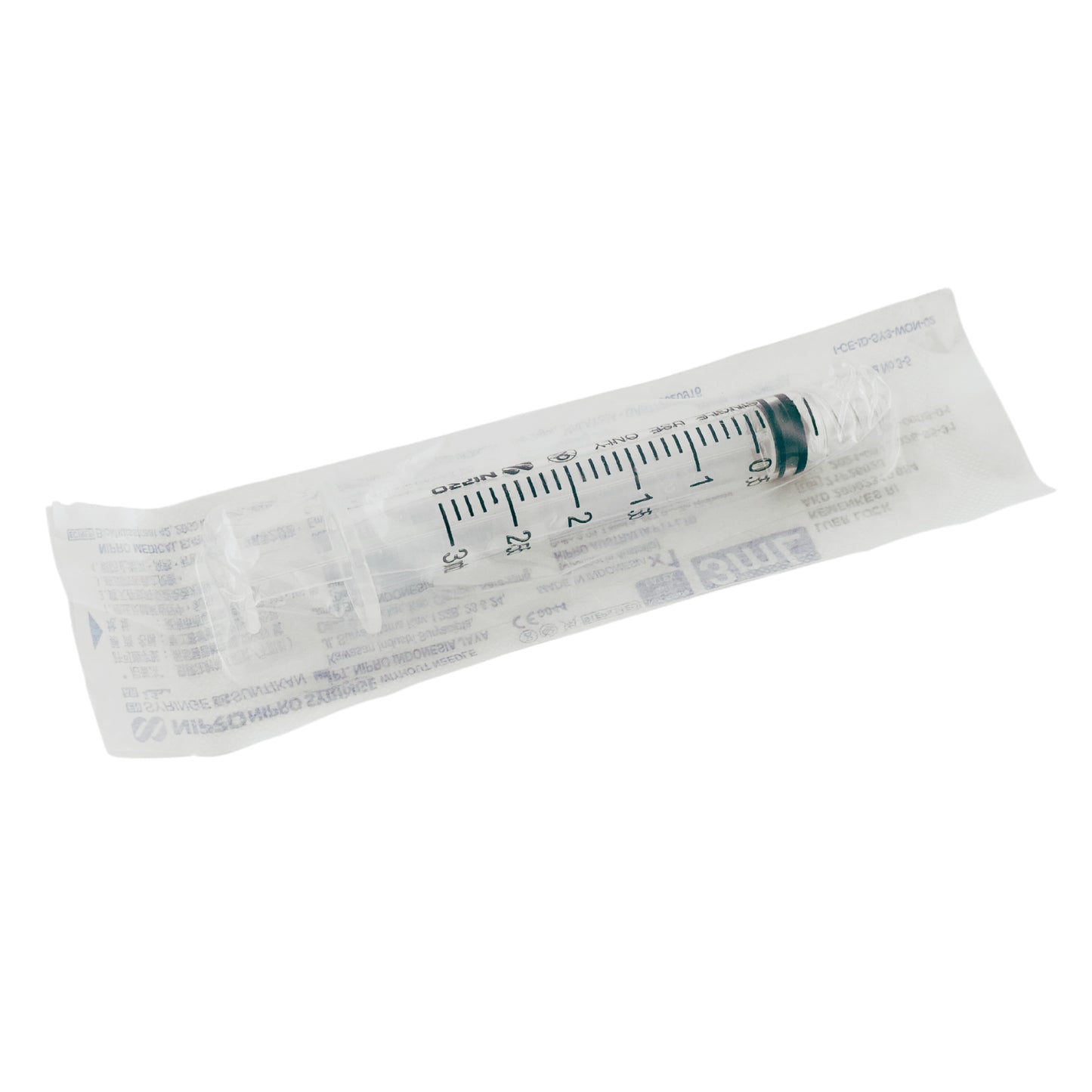 Nipro Syringe Luer Lock 3ml (100) - First Aid Distributions