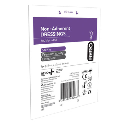 Non Adherent Dressing 7.5cm x 10cm - Aero (50) - First Aid Distributions