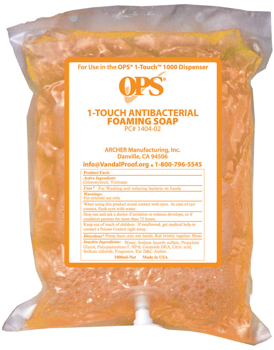 OPS Antibacterial Foaming Hand Soap 2 x 1 litre