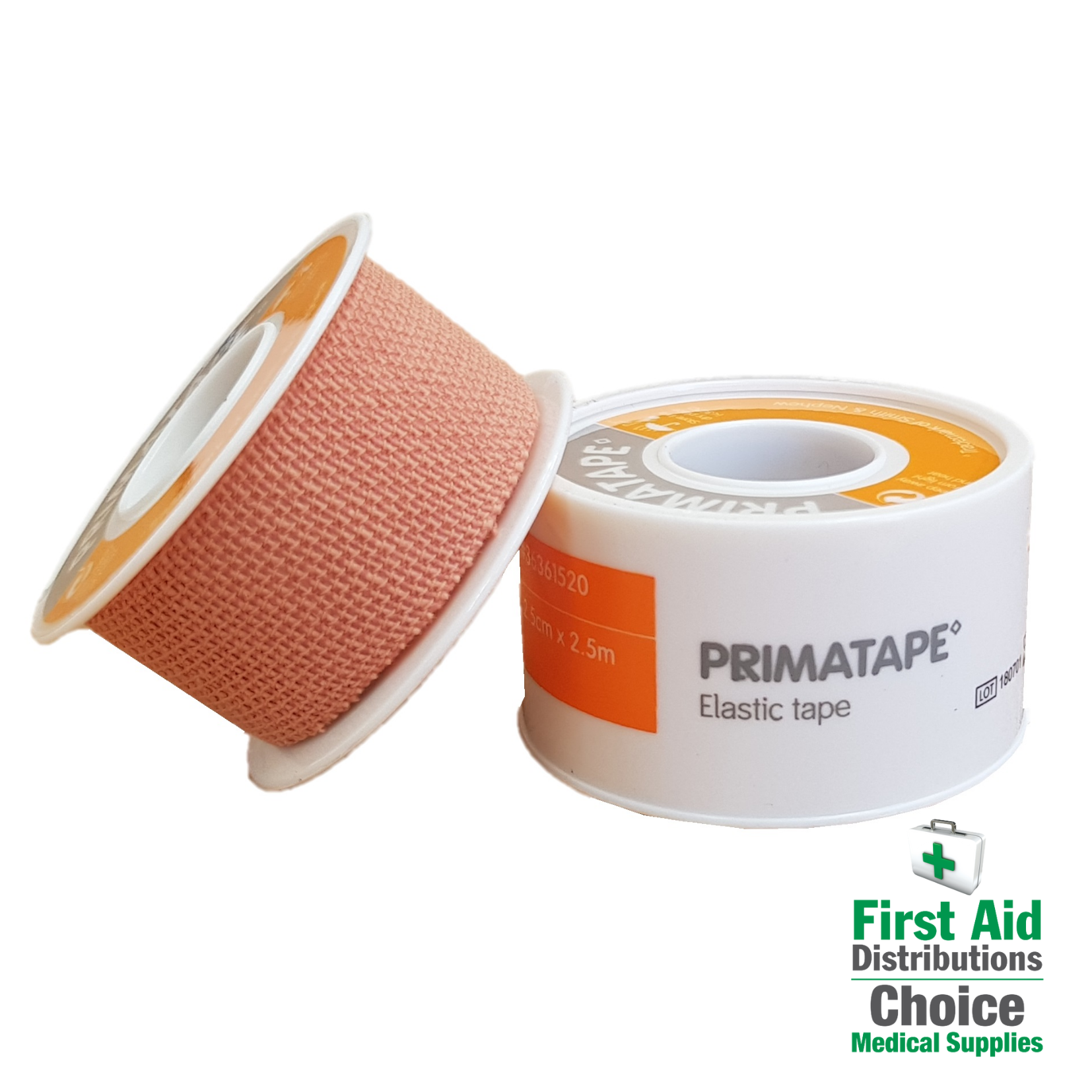 Clearance  Primatape Elastic Tape - 2.5cm x 1m (1) - First Aid Distributions