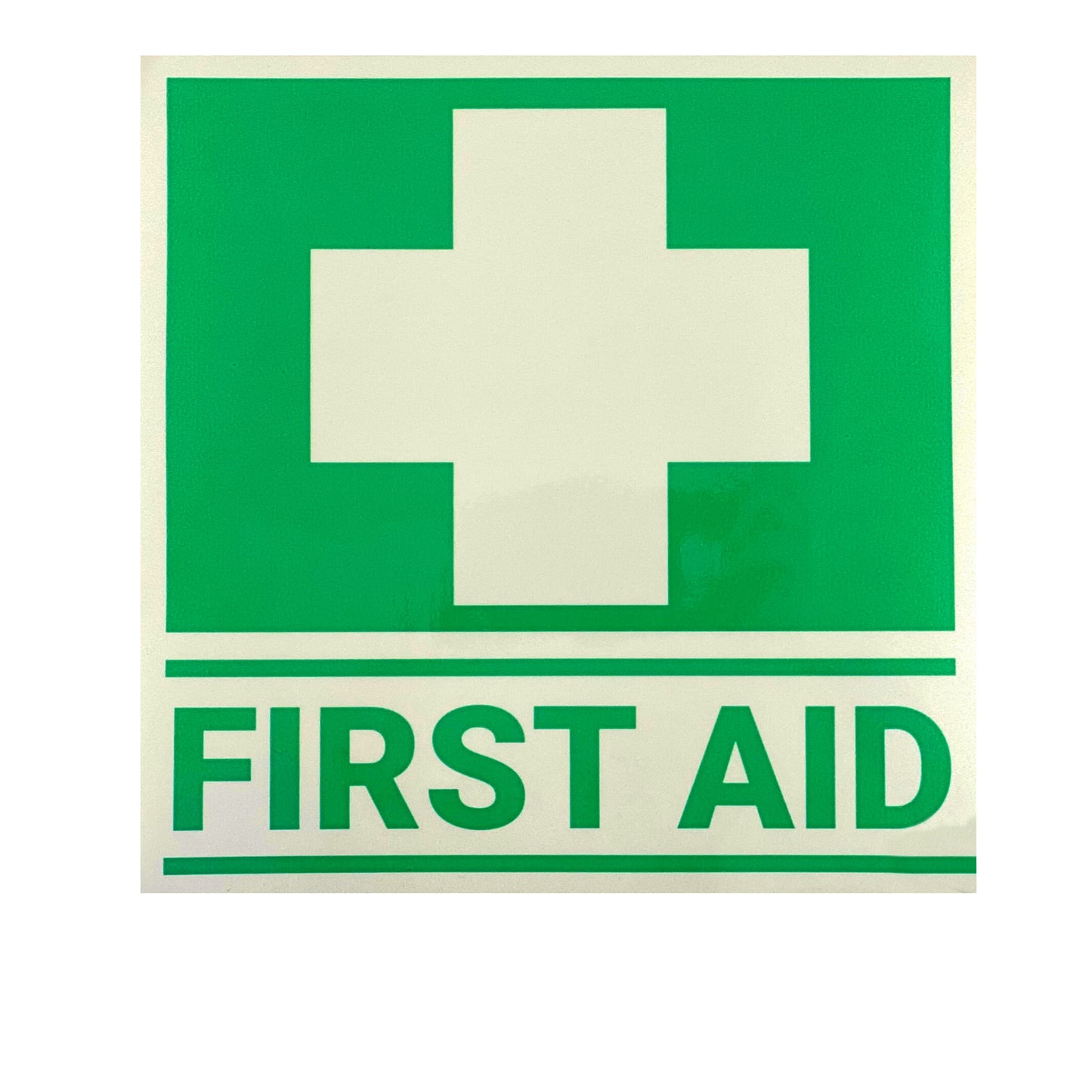 First Aid Sticker - Reflective (1) - First Aid Distributions