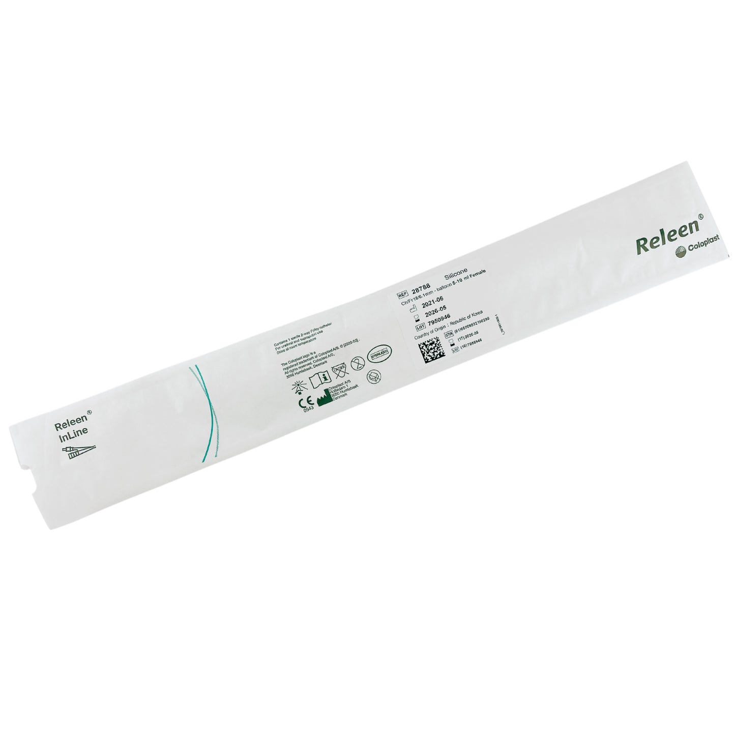 Releen In-Line Foley Catheter Female 19cm