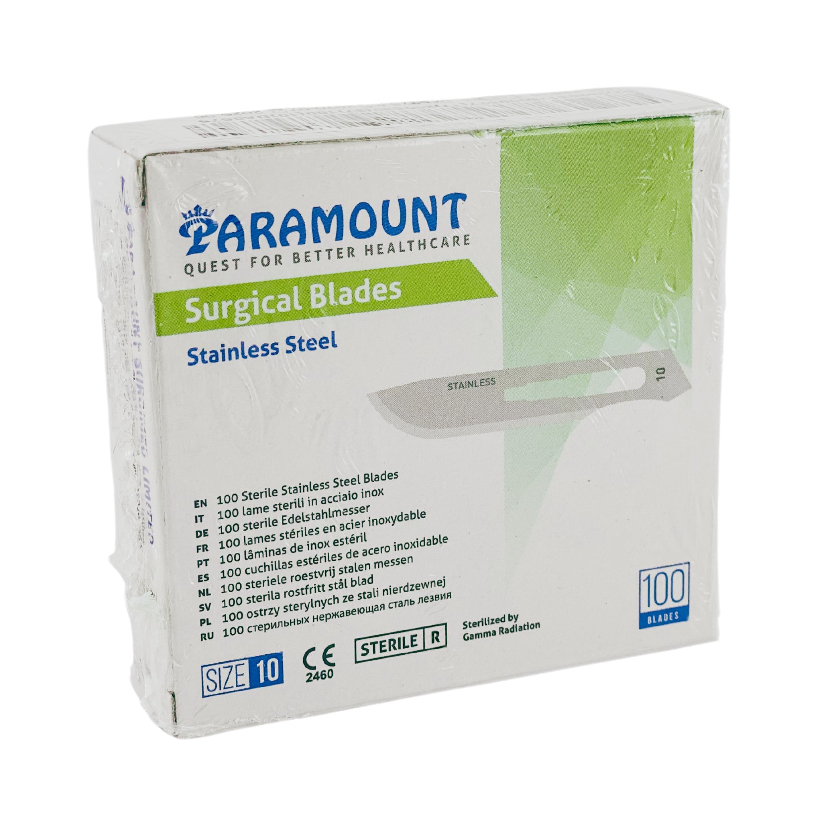 Scalpel Blades Box - Size 10 (100) - First Aid Distributions