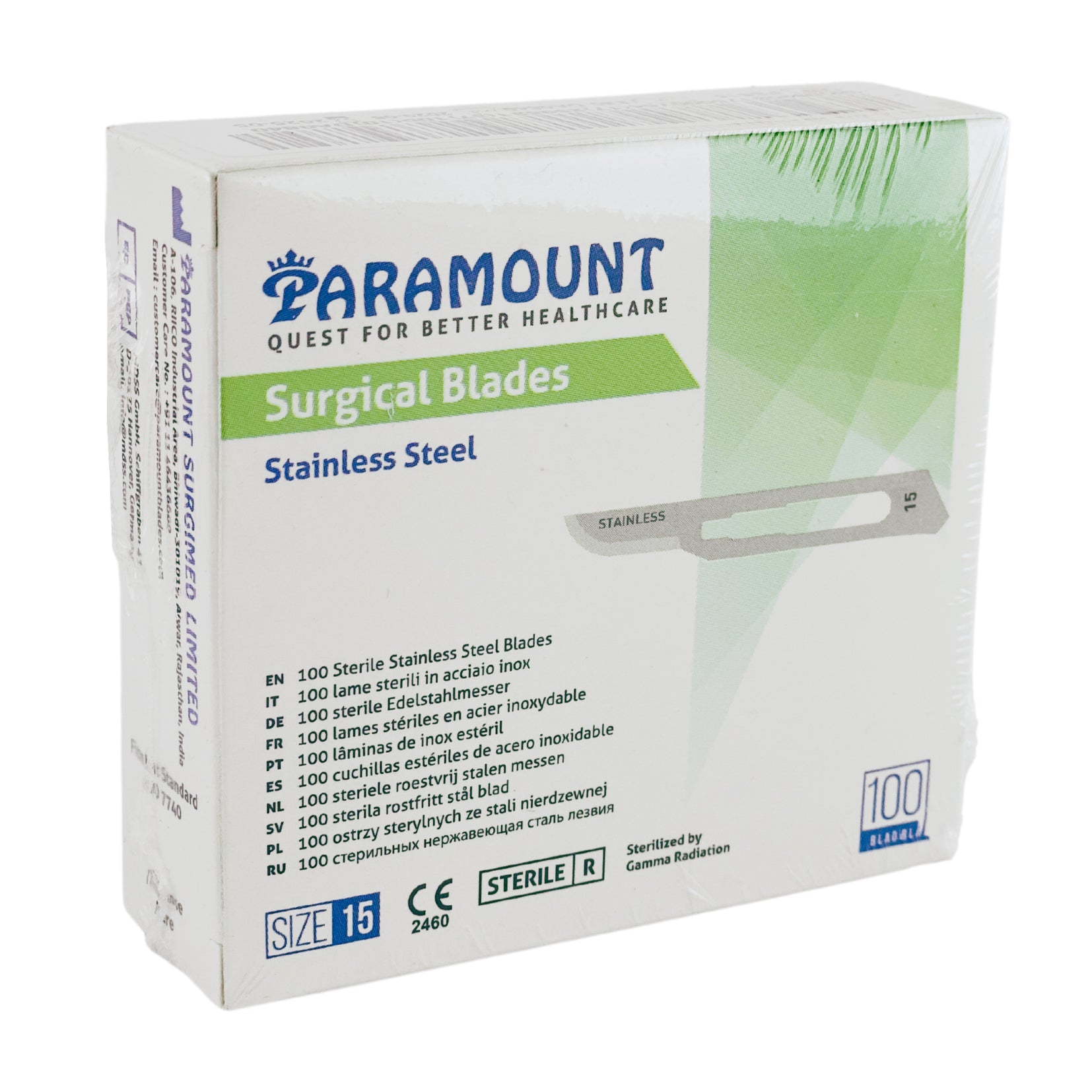 Scalpel Blades Box - Size 15 (100) - First Aid Distributions