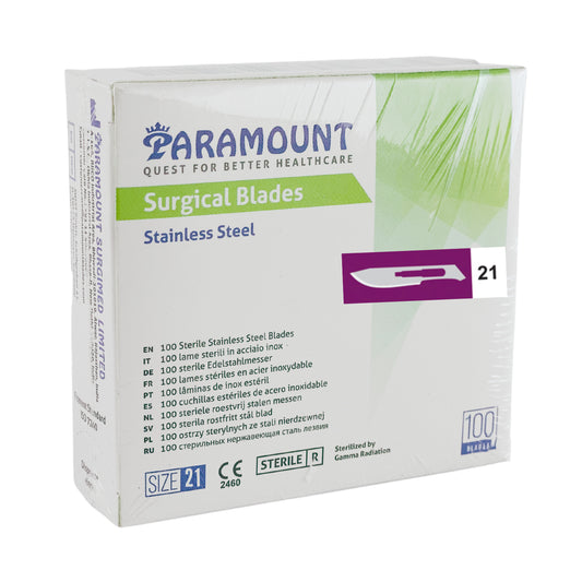 Scalpel Blades Box - Size 21 (100)