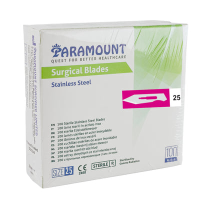 Scalpel Blades Box - Size 25 (100)