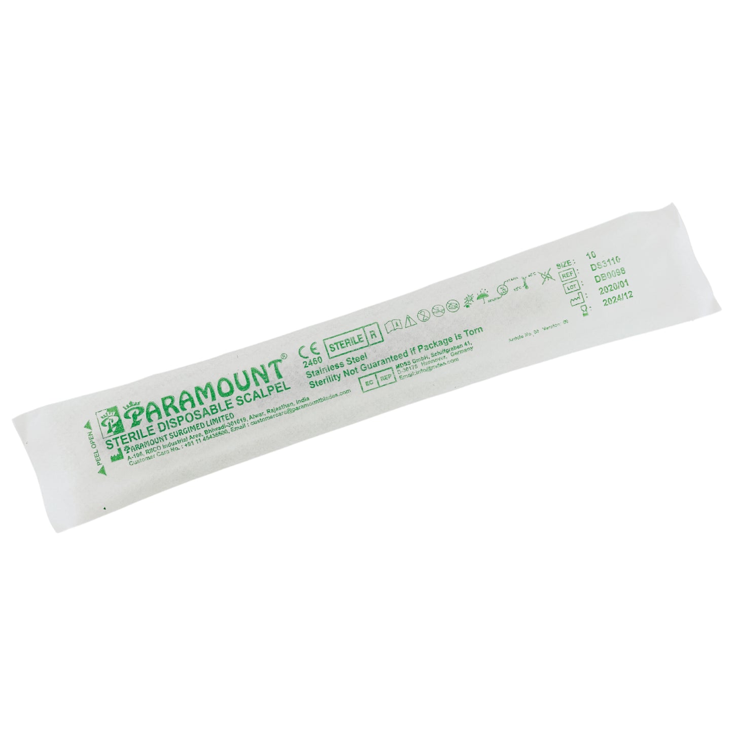 Scalpel Complete Sterile Disposable (1) - First Aid Distributions