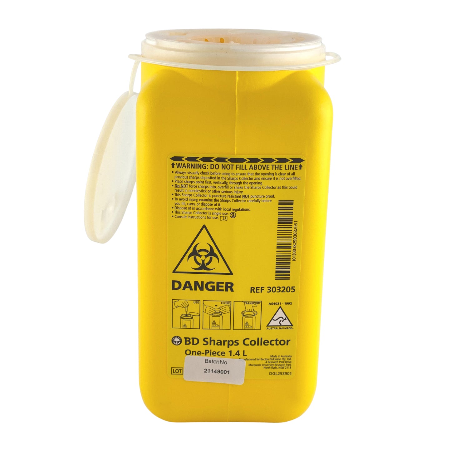 Sharps Disposal Container 1.4L - BD (1)