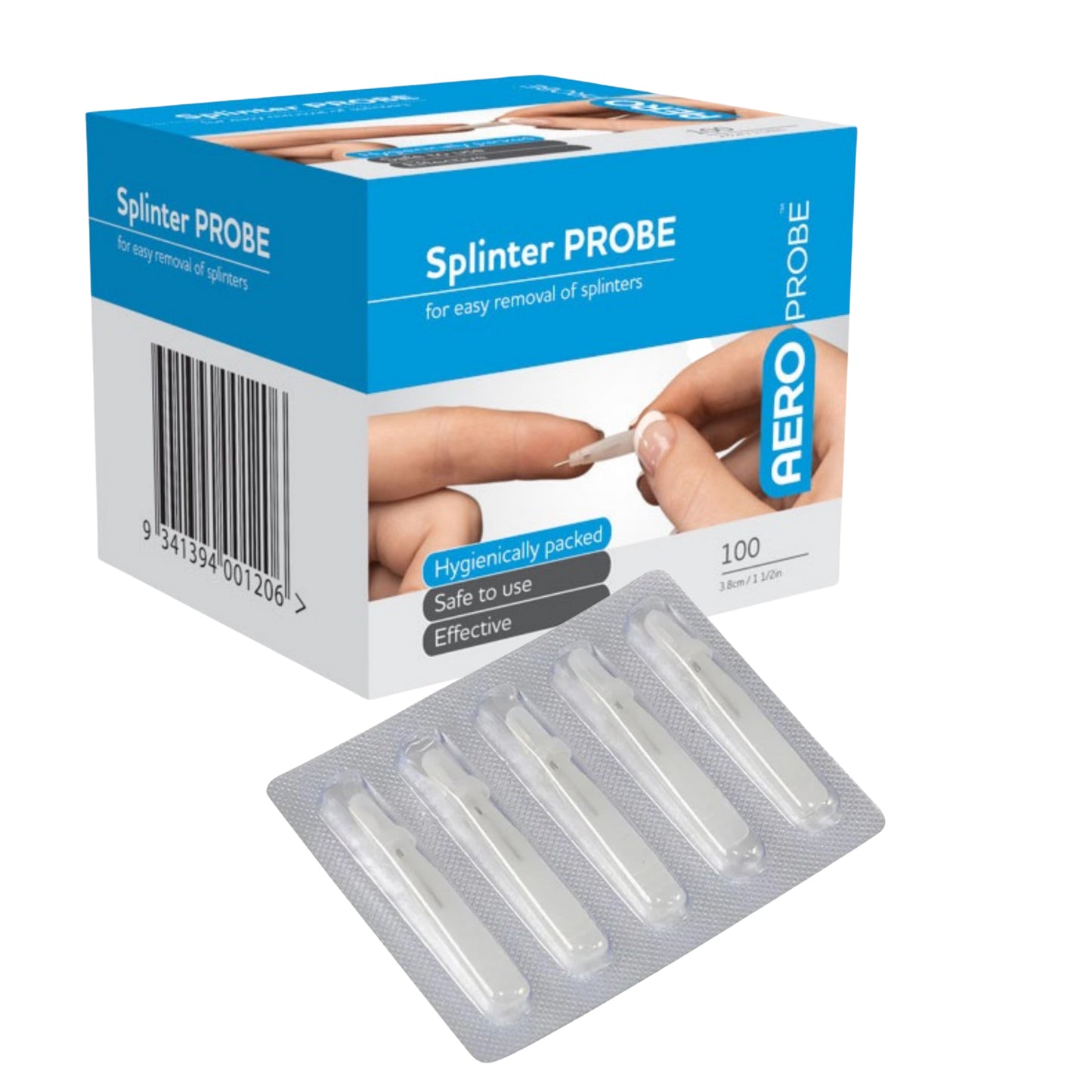 Splinter Probes Box - Aero (100) - First Aid Distributions