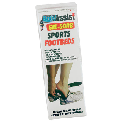 Gel-Sorb Sports Footbeds - Body Assist (1) - First Aid Distributions