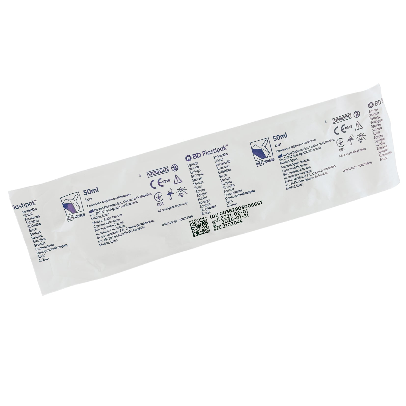 Syringe Luer Slip 50ml - First Aid Distributions