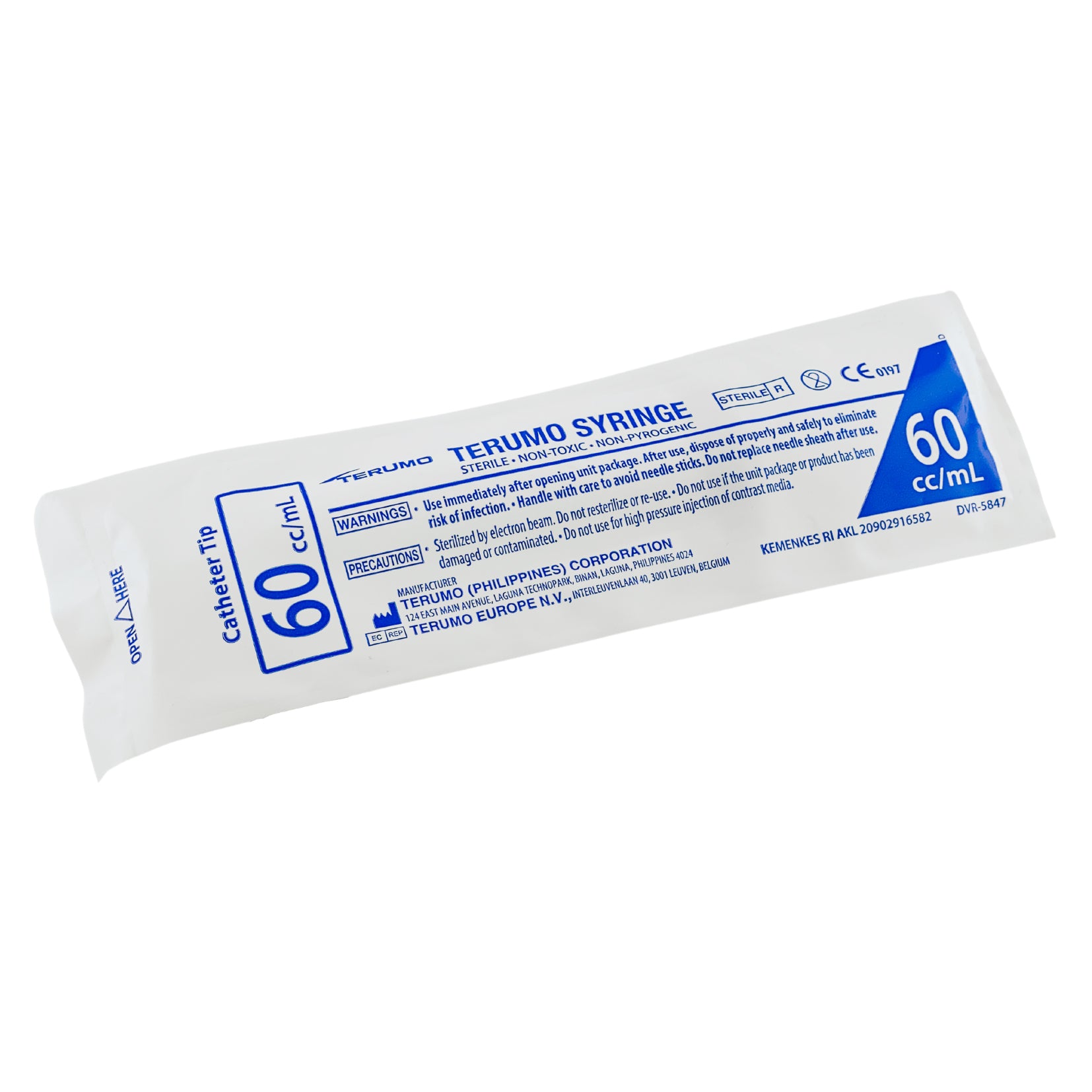 Nipro Terumo Syringe Catheter Tip 60ml (1) - First Aid Distributions