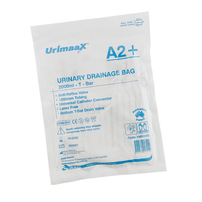 A2+ Urinary Drainage Bag 2000ml Sterile - Urimaax (1)