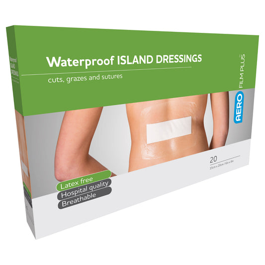 Waterproof Island Dressing 15cm x 20cm - Aero (20) - First Aid Distributions