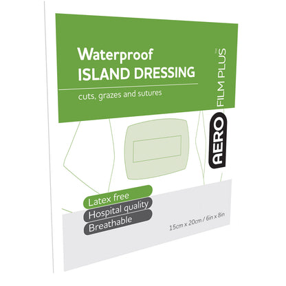 Waterproof Island Dressing 15cm x 20cm - Aero (20) - First Aid Distributions