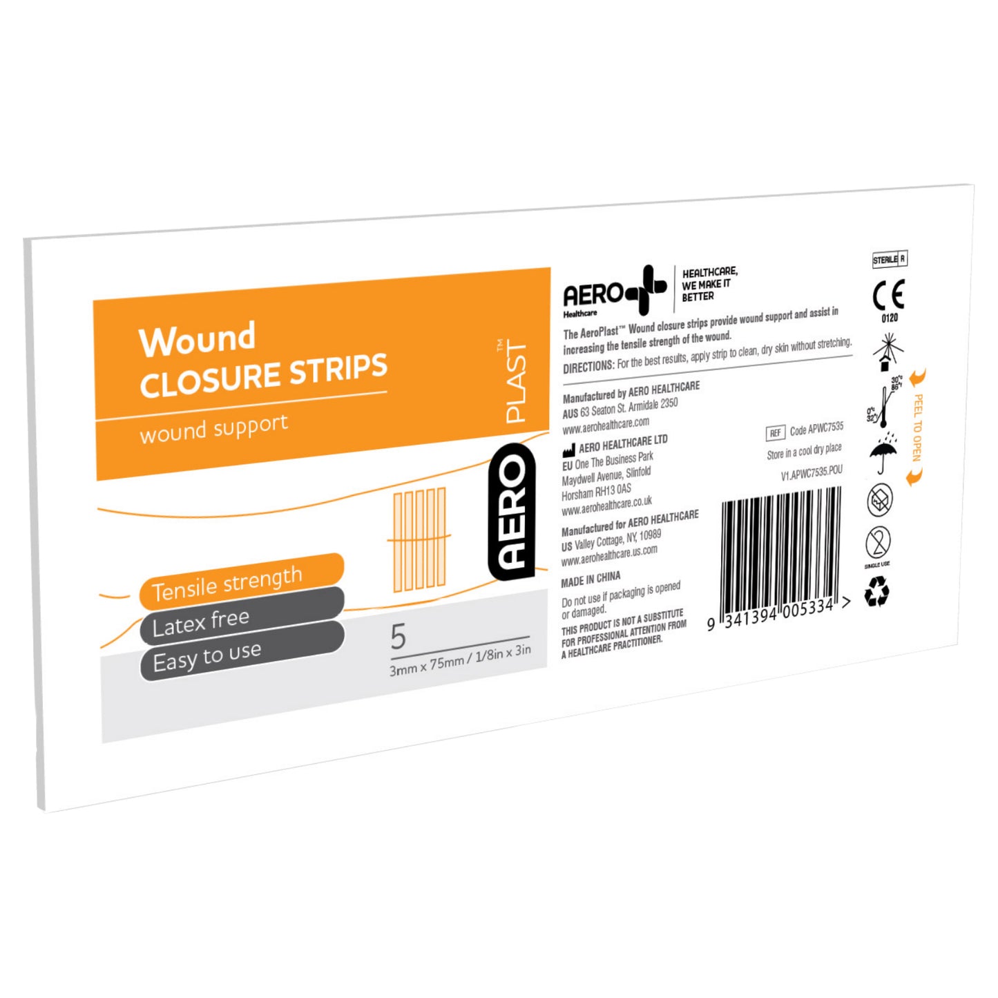 Wound Closure Strips 3mm - Aero (1)