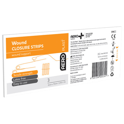 Wound Closure Strips 6mm  Box - Aero (50) - First Aid Distributions