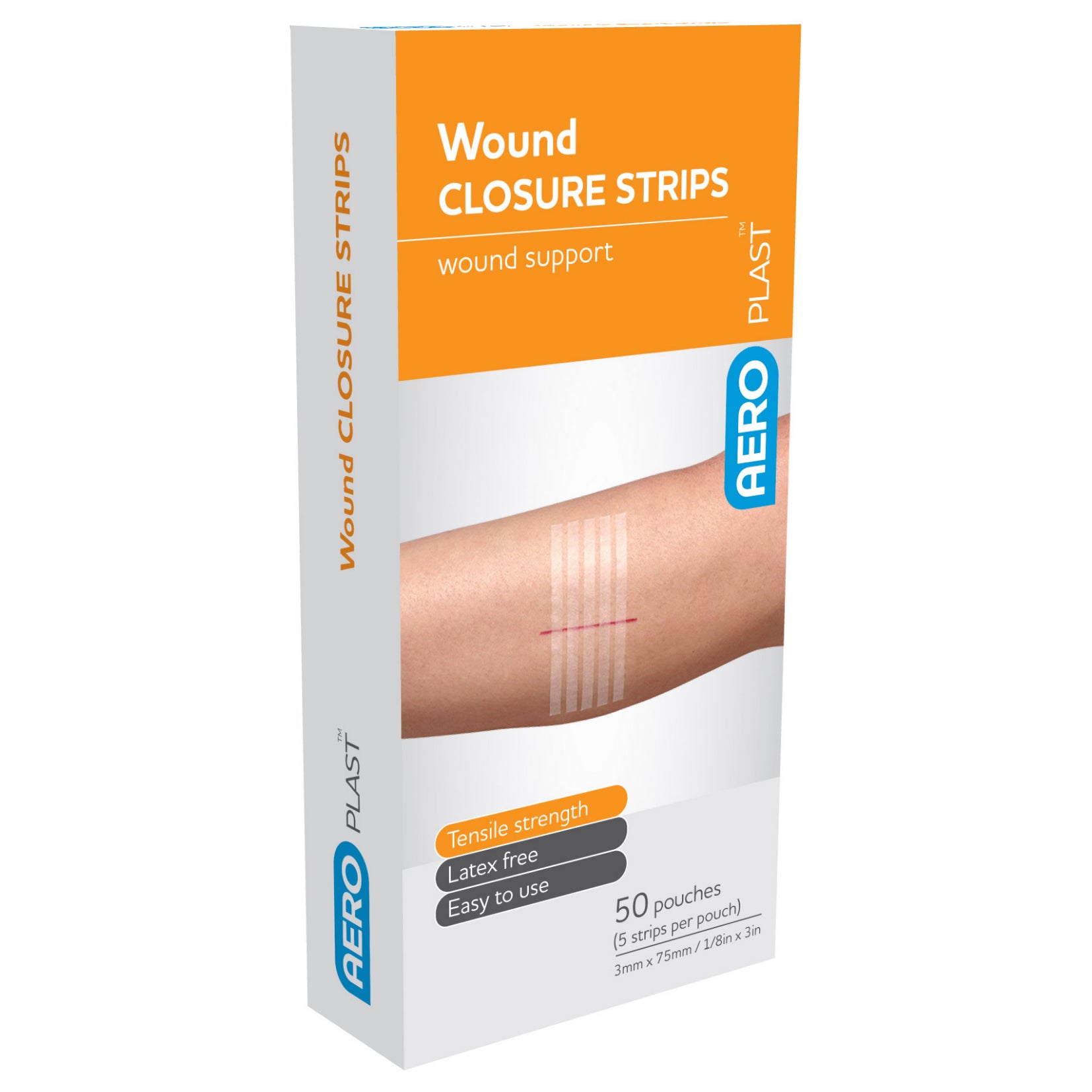 Wound Closure Strips 3mm - Aero (1) - First Aid Distributions