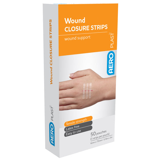 Wound Closure Strips 6mm  Box - Aero (50) - First Aid Distributions