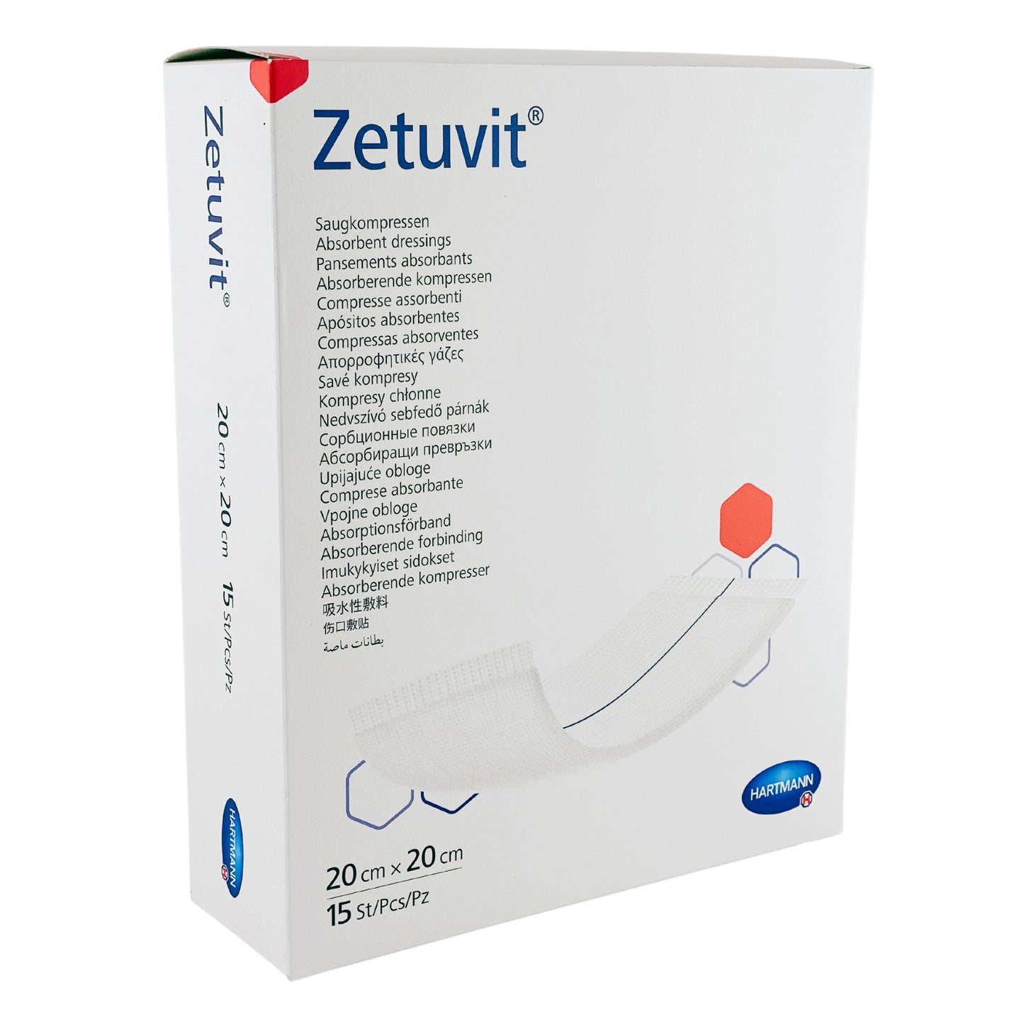 Zetuvit Wound Dressing 20cm x 20cm Box (15) - First Aid Distributions