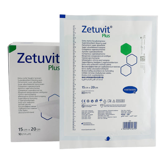 Zetuvit Plus Wound Dressing 15cm x 20cm Box (10) - First Aid Distributions