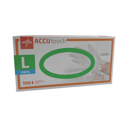 Accutouch Vinyl Clear Gloves Box 100 - First Aid Distributions