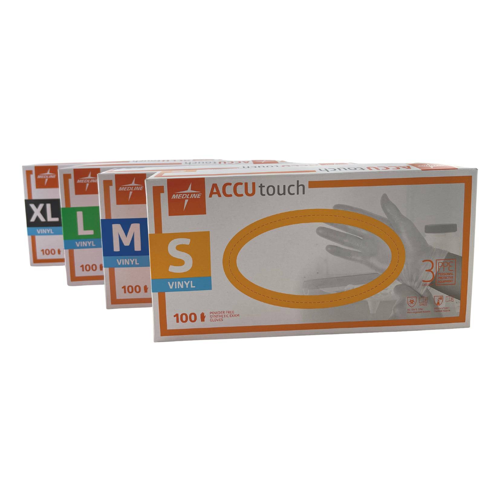 Accutouch Vinyl Clear Gloves Box 100 - First Aid Distributions