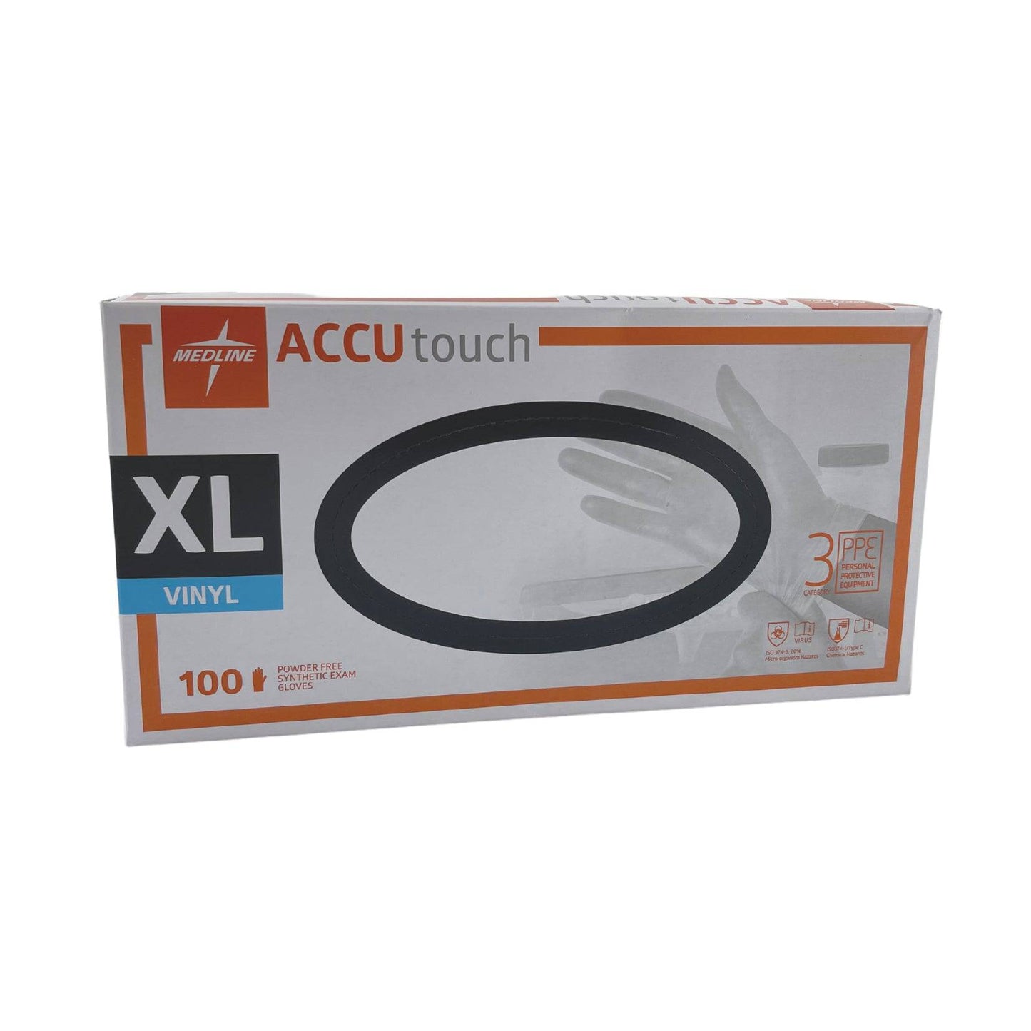 Accutouch Vinyl Clear Gloves Box 100 - First Aid Distributions