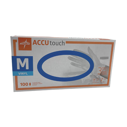 Accutouch Vinyl Clear Gloves Box 100 - First Aid Distributions