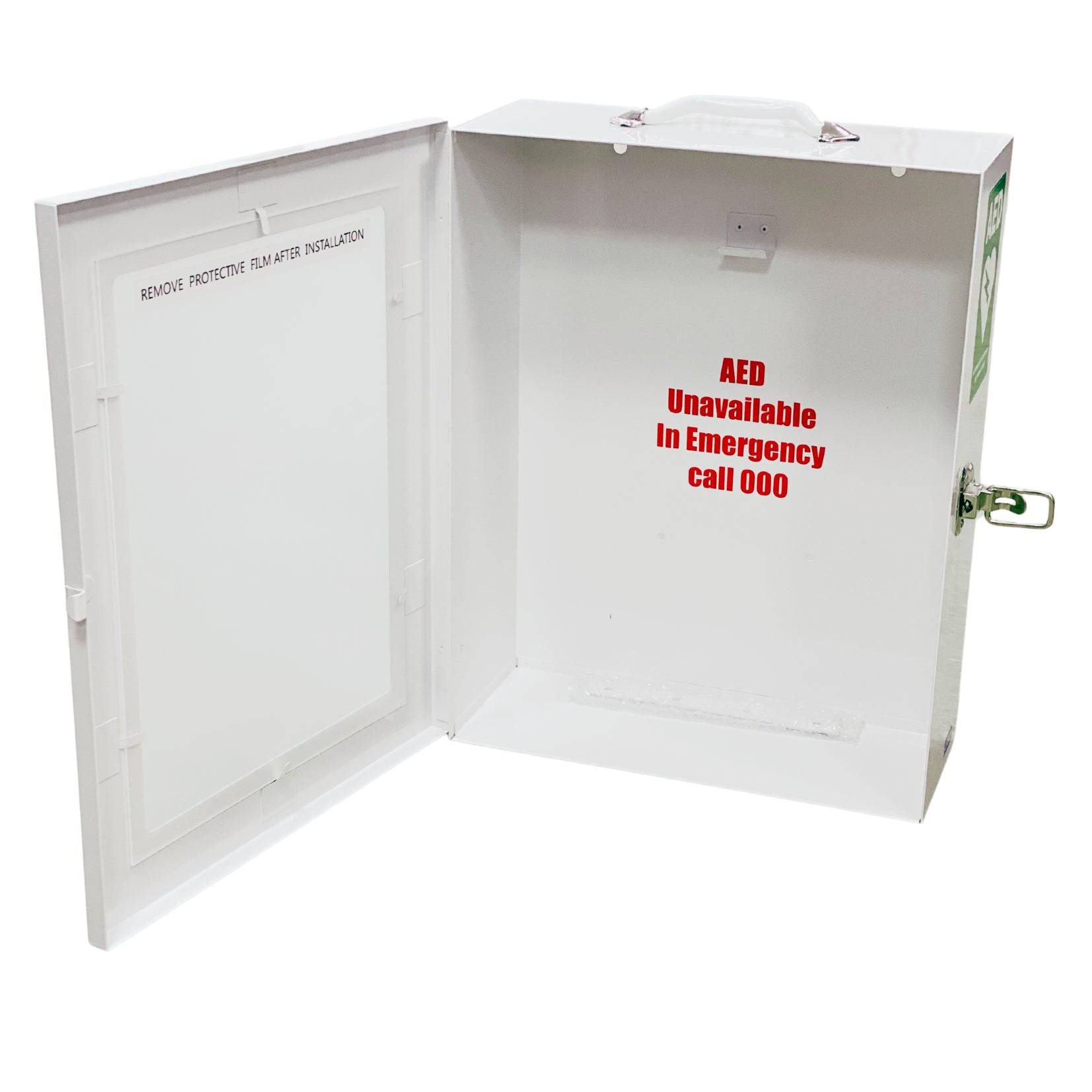 AED Standard Wall Cabinet (1) - First Aid Distributions