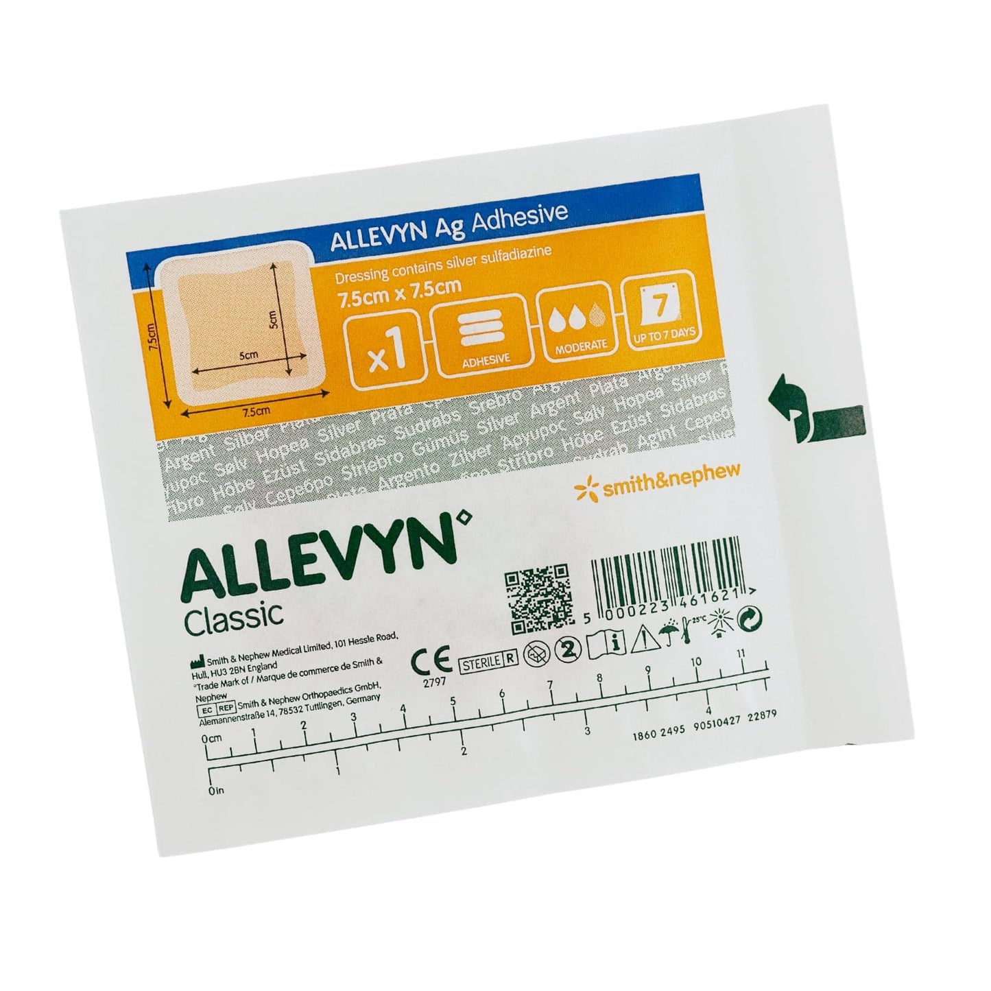 Allevyn AG Adhesive Silver Dressing (1) - First Aid Distributions