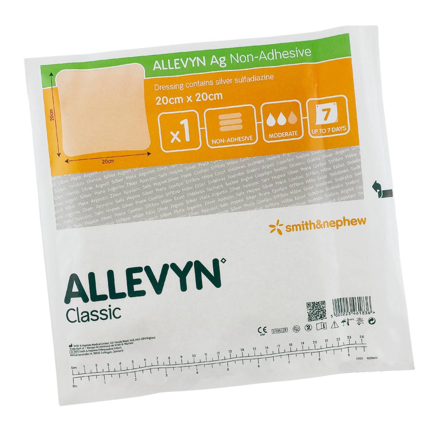 Allevyn AG Non Adhesive Silver Dressing (1) - First Aid Distributions