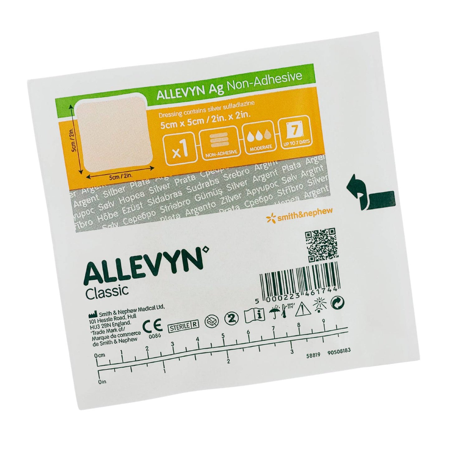 Allevyn AG Non Adhesive Silver Dressing (1) - First Aid Distributions