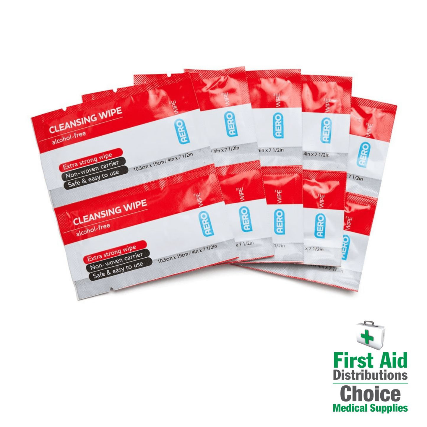 Antiseptic Cleansing Wipes Box - Aero (100) - First Aid Distributions