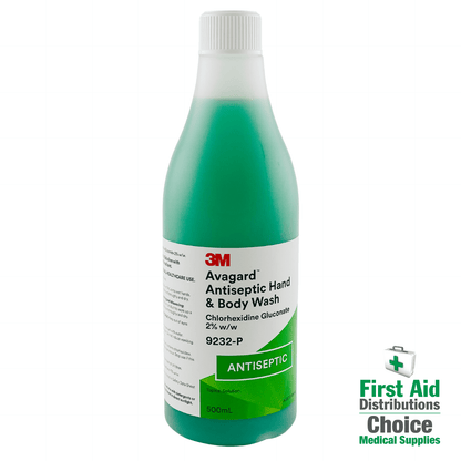 Avagard Hand & Body Wash 2% 500ml (1) - First Aid Distributions