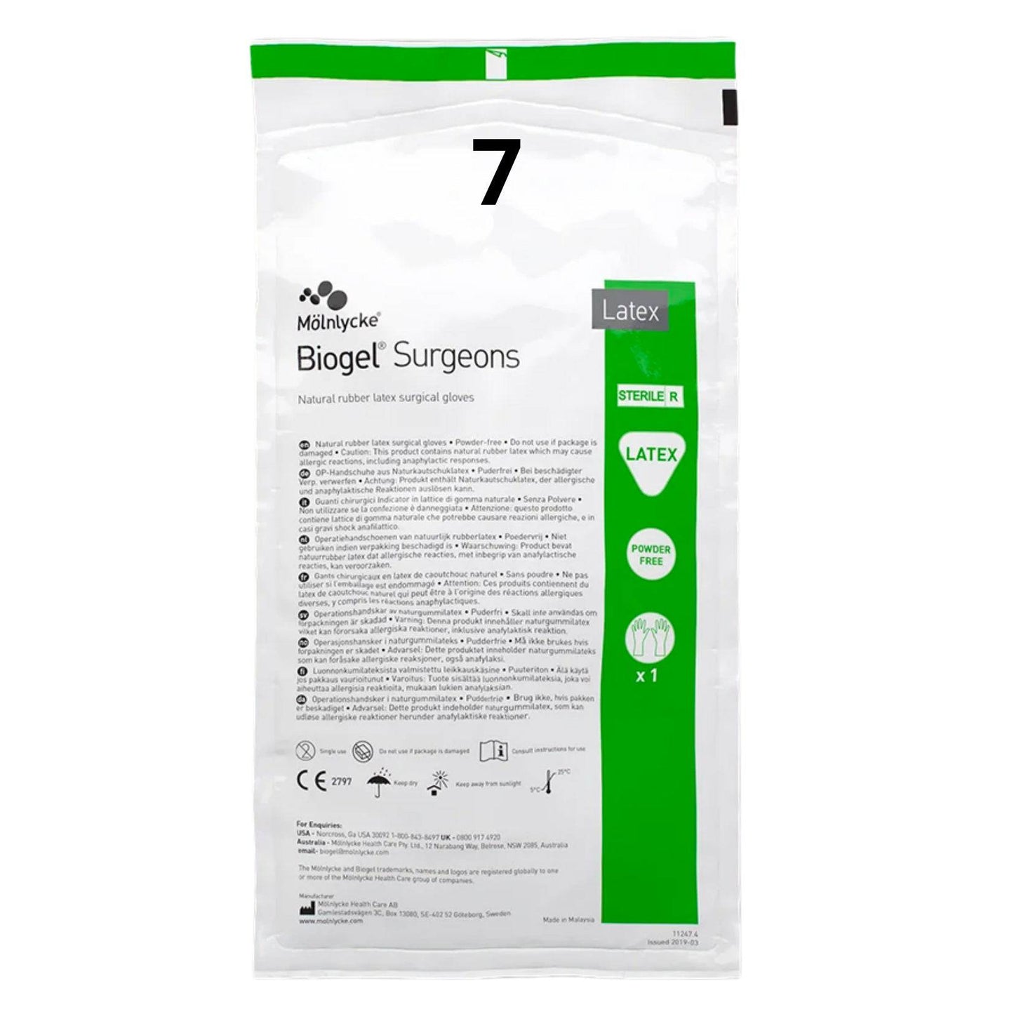 Biogel Gloves Sterile Latex Powder Free - First Aid Distributions