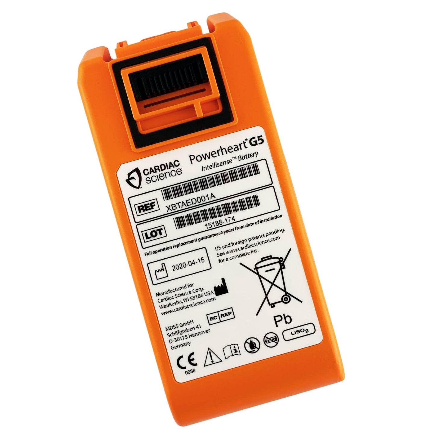 Cardiac Science Powerheart G5 Battery (1) - First Aid Distributions