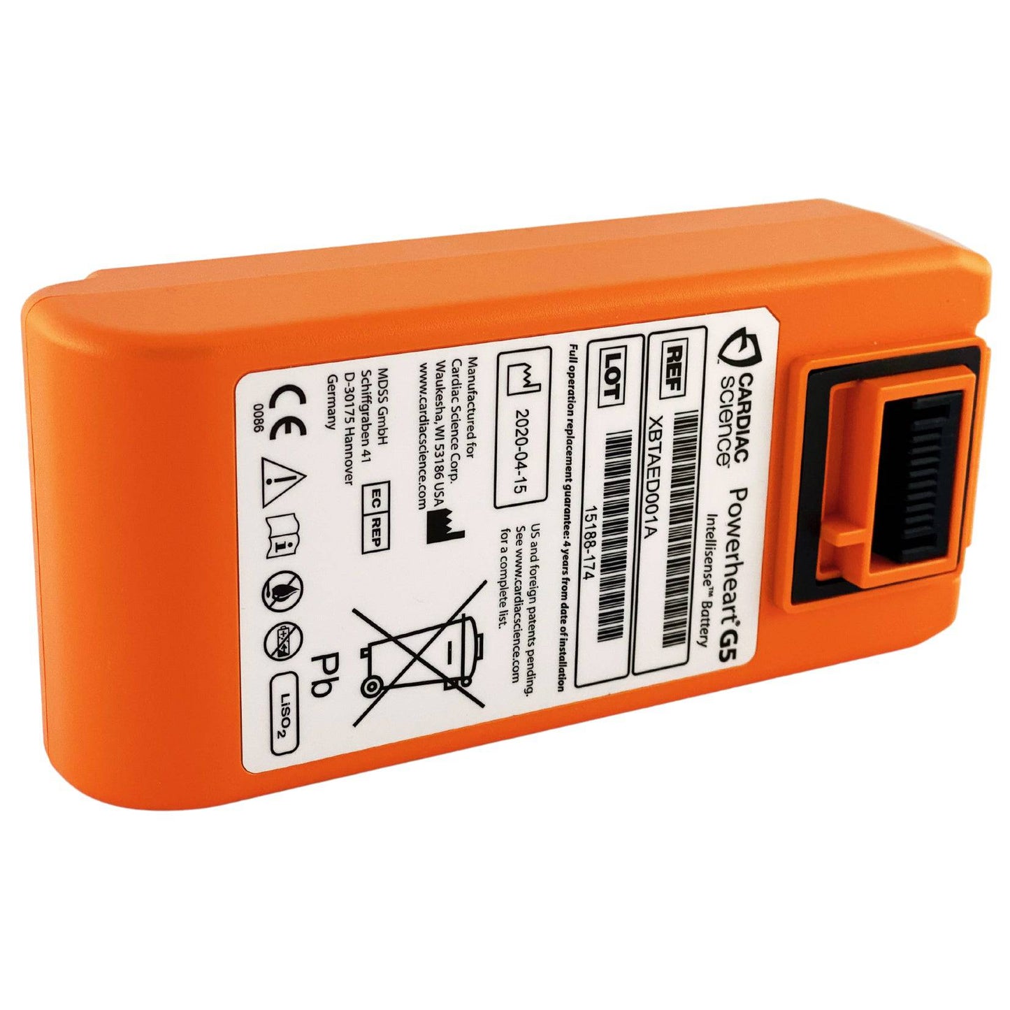 Cardiac Science Powerheart G5 Battery (1) - First Aid Distributions