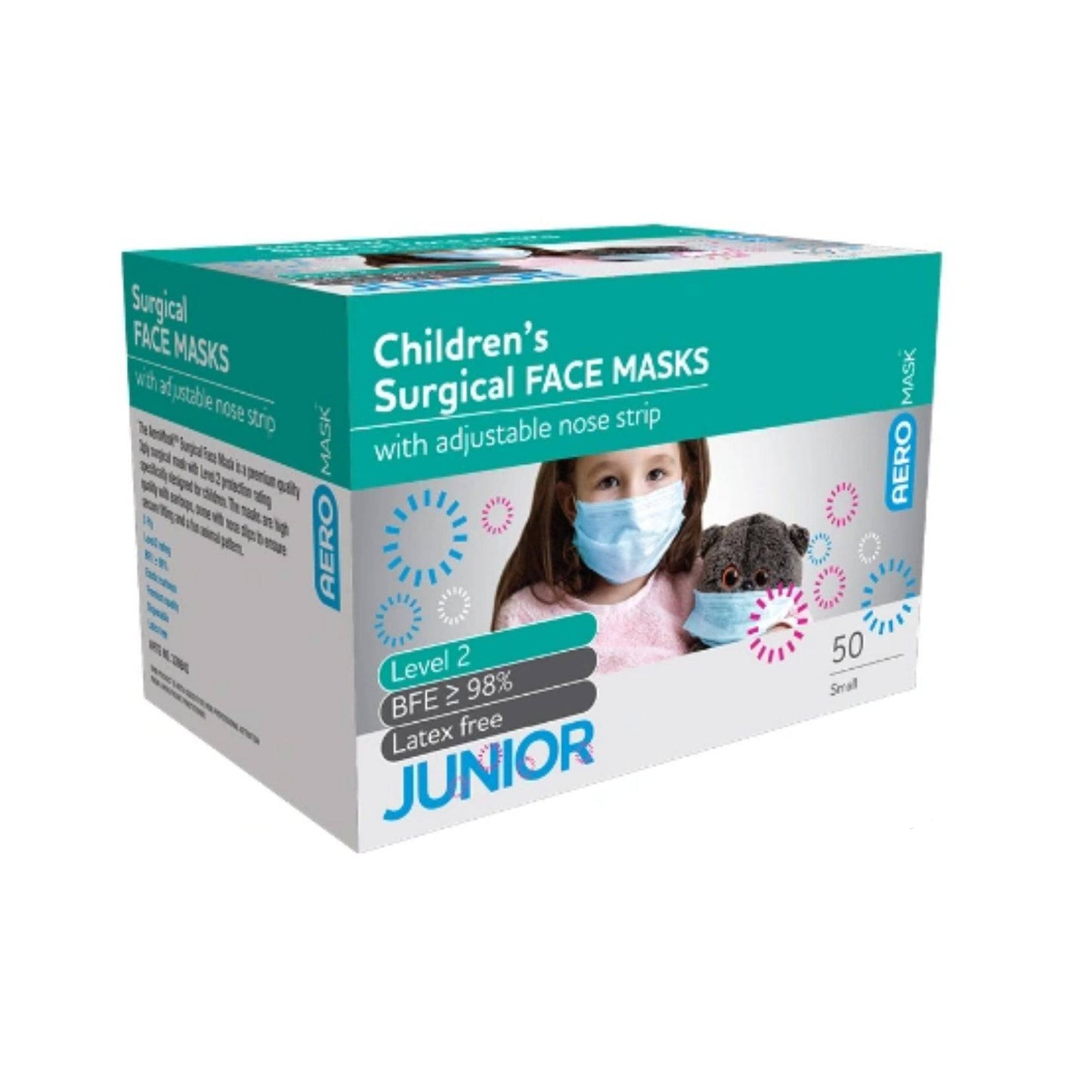 Children's Surgical Face Masks Level 2 (1) - First Aid Distributions