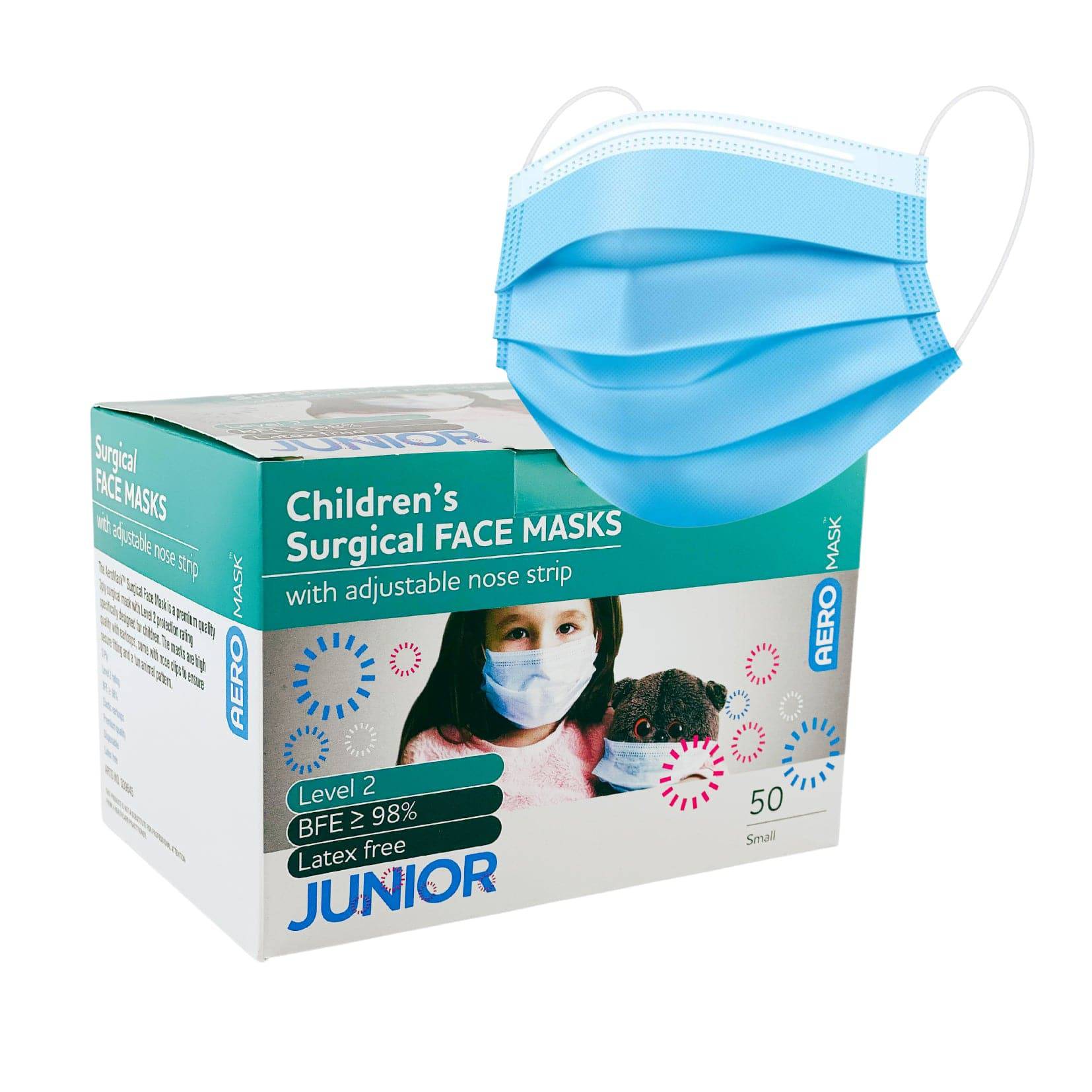 Children's Surgical Face Masks Level 2 (1) - First Aid Distributions