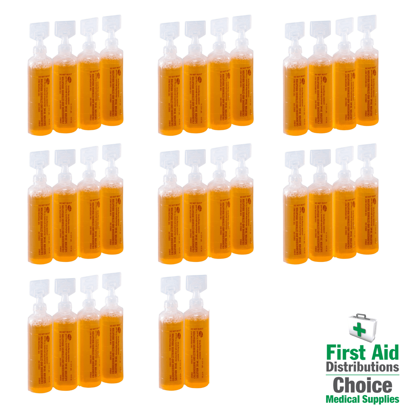 Chlorhexidine Ampoule 30ml Box (30) - First Aid Distributions