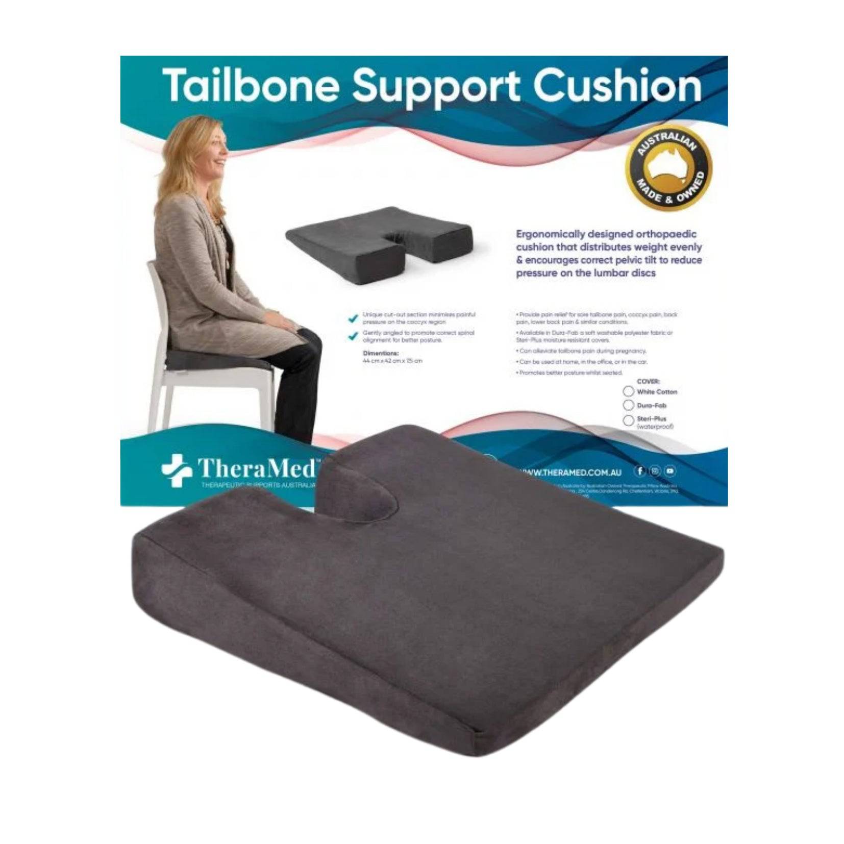 Coccyx Tailbone Wedge Cushion (1) - First Aid Distributions