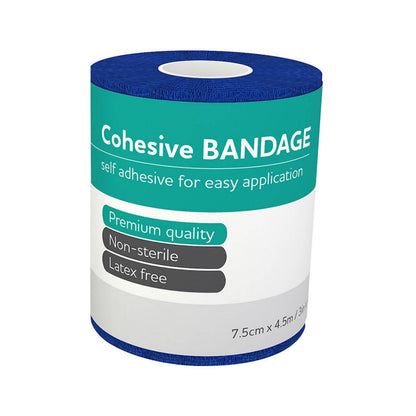 Cohesive Blue Self Adhesive Bandage - Aero (1) - First Aid Distributions