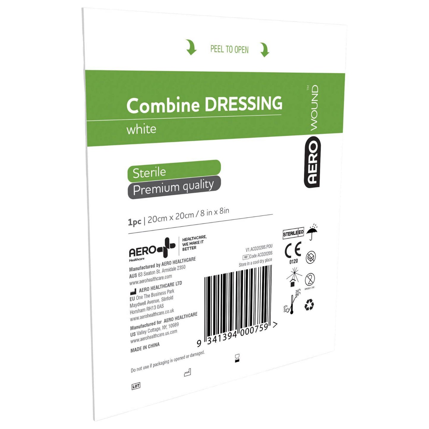 Combine Dressing - Aero (1) - First Aid Distributions