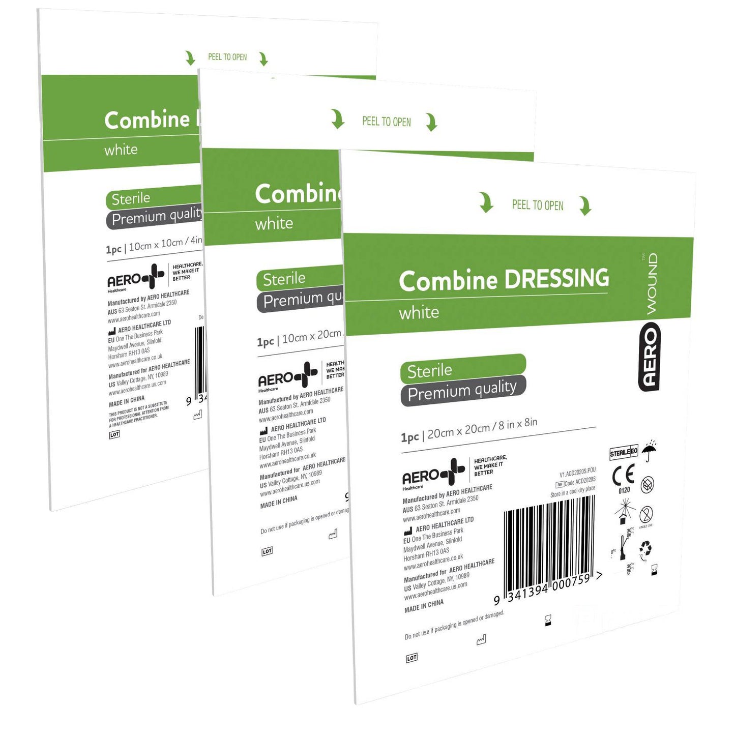 Combine Dressing - Aero (1) - First Aid Distributions