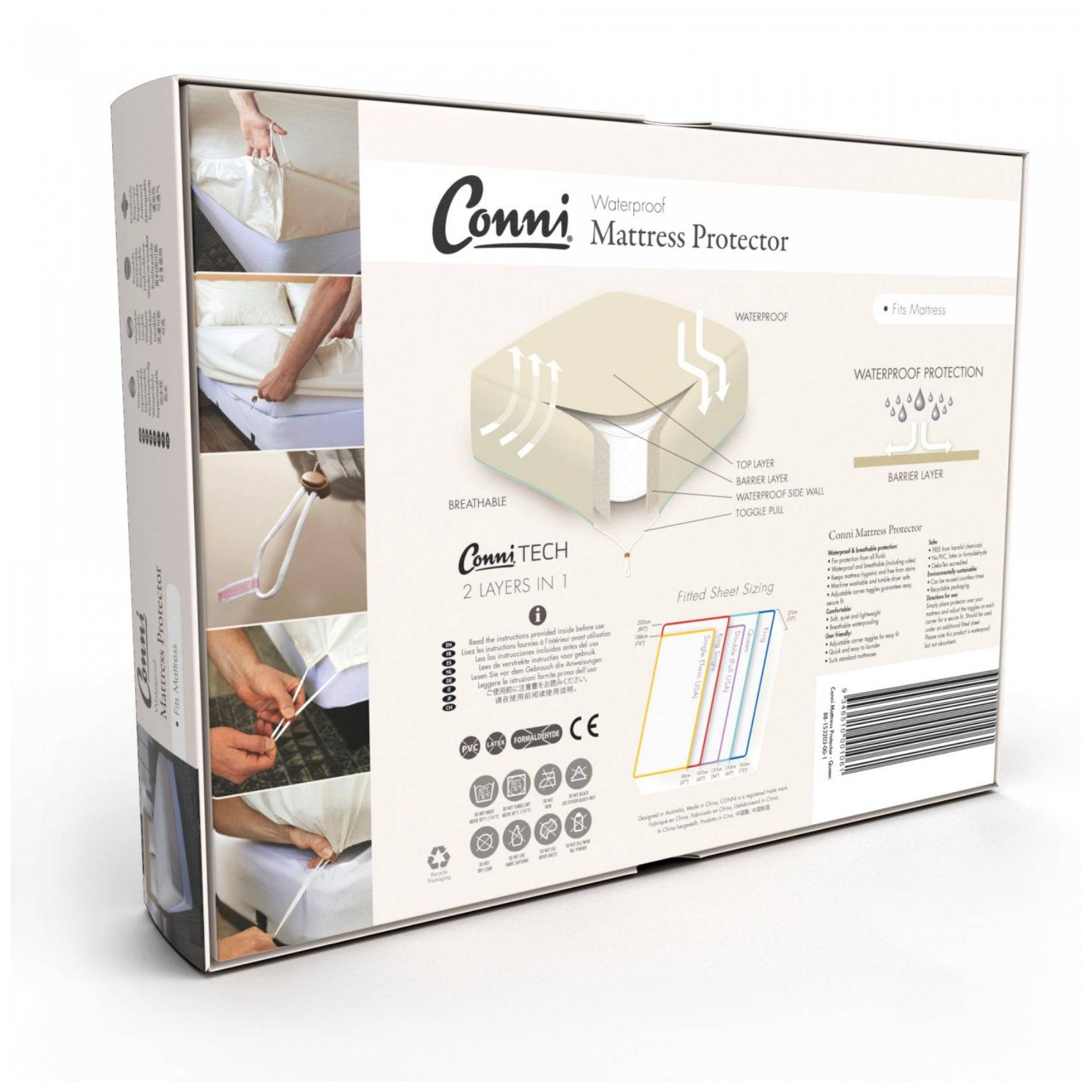 Conni Waterproof Mattress Protector (1) - First Aid Distributions