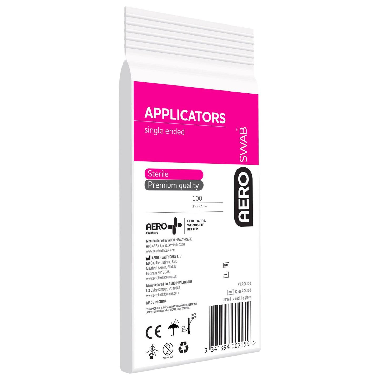 Cotton Tip Applicators 15cm Single Ended (100) - First Aid Distributions