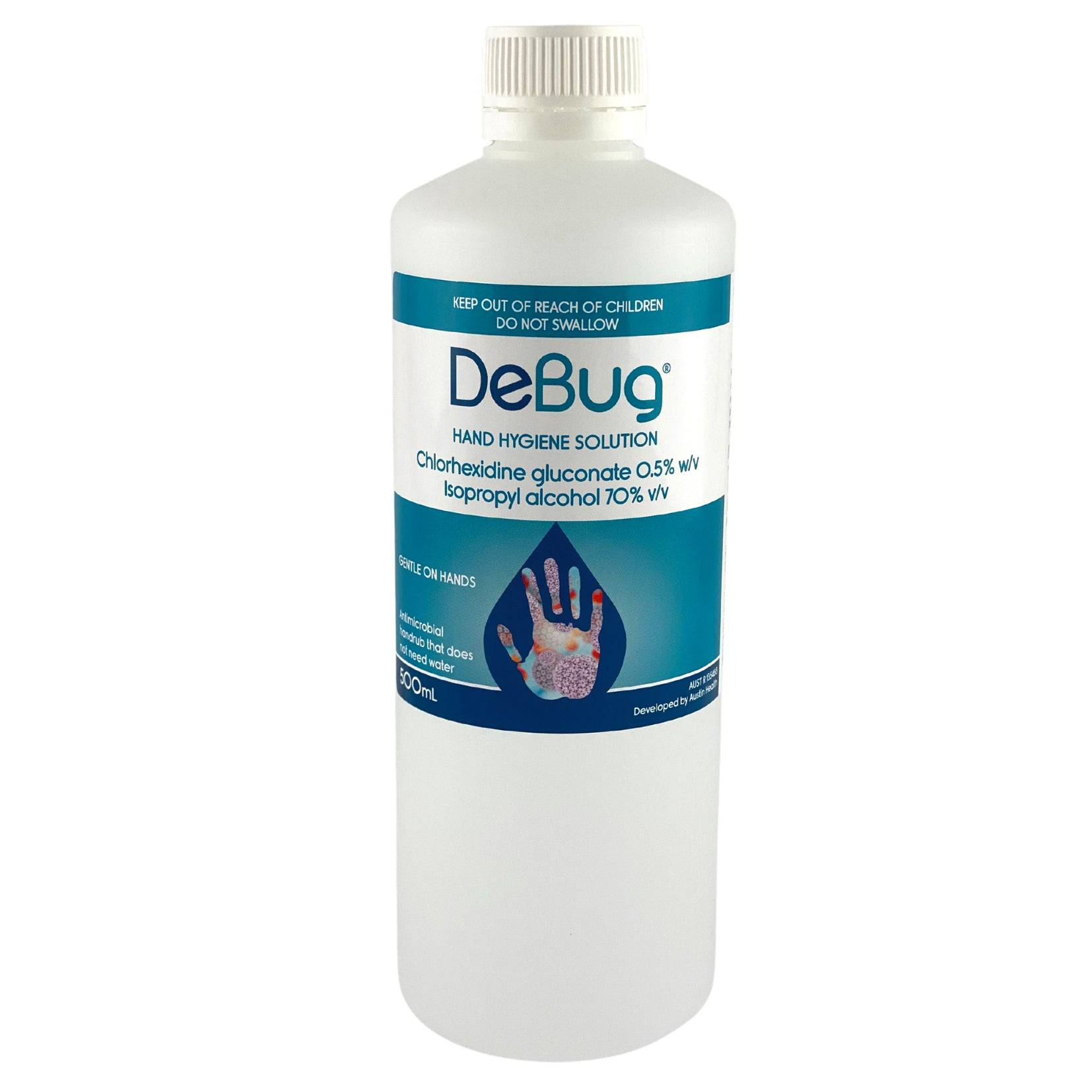 Debug Hand Sanitiser 500ml (1) - First Aid Distributions