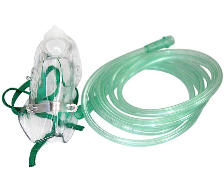 Disposable Oxygen Mask With Tubing (1) - First Aid Distributions